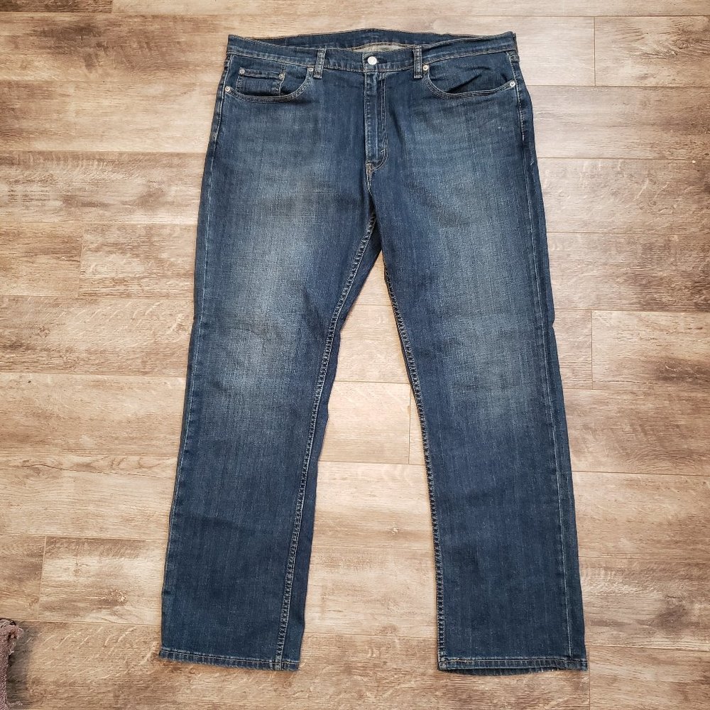 Levi's 559 Relaxed Straight Fit Dark Wash Jeans 40W 32L‎